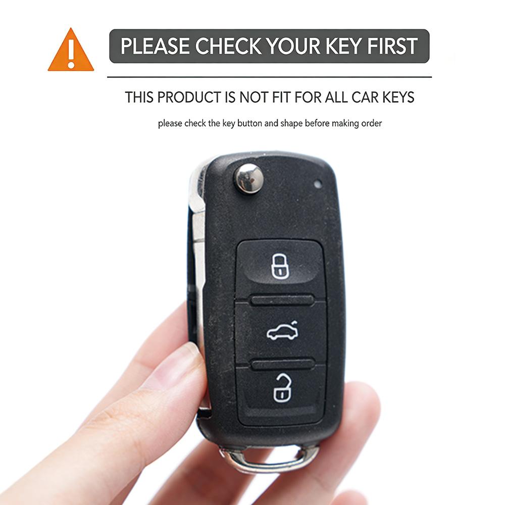 Silicone Car Key Case Key Cover For VW T5 Polo Passat Volkswagen Golf 4 5 6 Caravelle Skoda Fabia Octavia Ligier JS Seat Toledo
