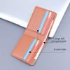 Minimalist PU Leather Men's Short Wallet Two-fold Large Capacity Multiple Pockets Black Coffee ID Card Holder Men Women