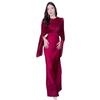 2024 Summer Elegant European & American Women's Mesh Splicing Long Dress