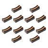 Coordinator Wooden Chopstick Tabletop Chic Japanese X Set of 10 [Food Supervised] Rests, Accessories, Cuisine, Ebony, Approx. 4.6 1.9 Cm,