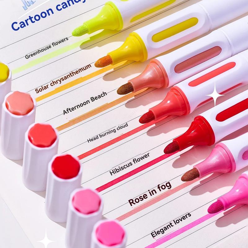 36/12 Colors Washable Acrylic Marker Pens Markers Medium Tip Coloring Markers Set Art Supplies for kids Fabric Rocks,Drawing