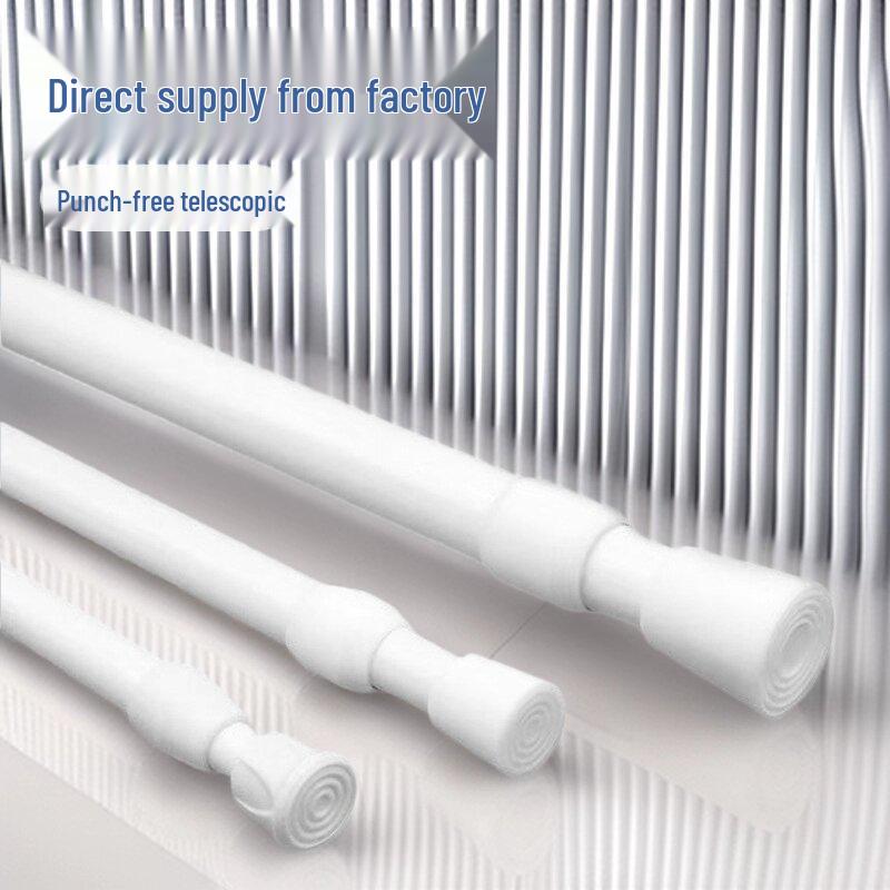 Mehrzweck Teleskopstange ohne Bohren: Geeignet für Jalousien, Raffrollos, Duschvorhänge, Gardinen, Türvorhänge und japanisches Wäschetrocknen.