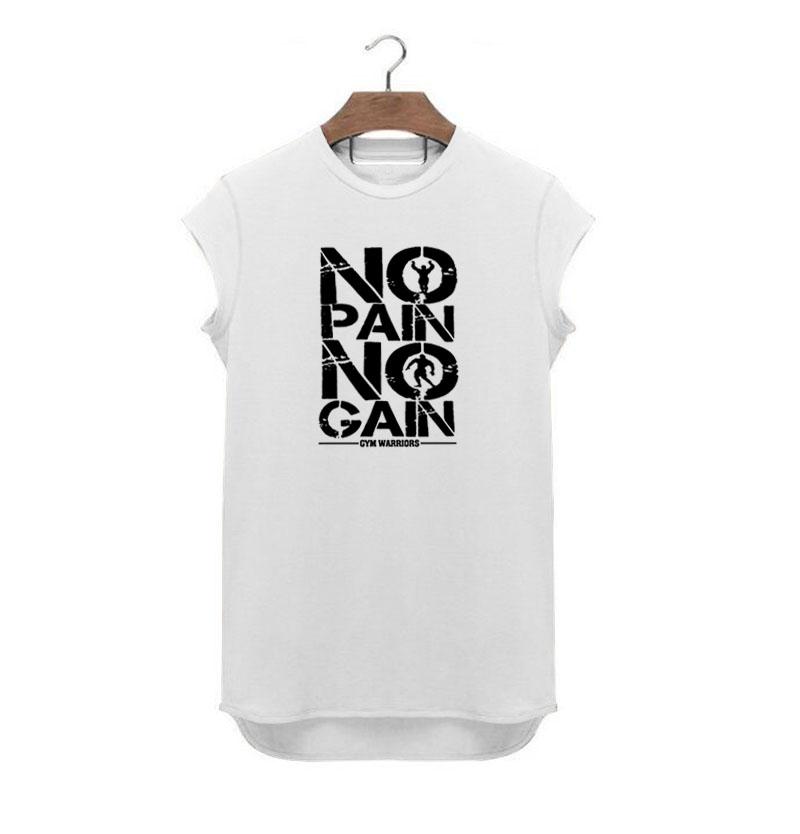 Muscleguys Men’s Fashion Print O-neck Short Sleeve Cotton Slim Fit Tees Fitness Clothing Men Gym Bodybuilding Muscleguy Graphic T-Shirts