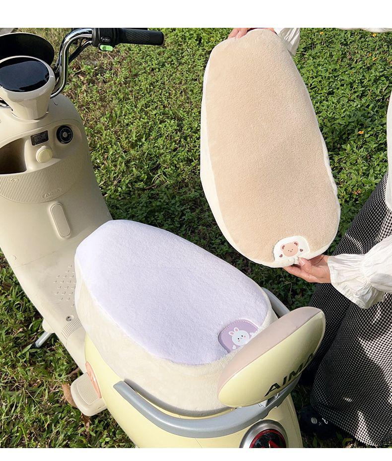 Emma Luna Electric Vehicle Winter Plush Seat Covers – Thickened, Cozy, and Perfectly Fitting