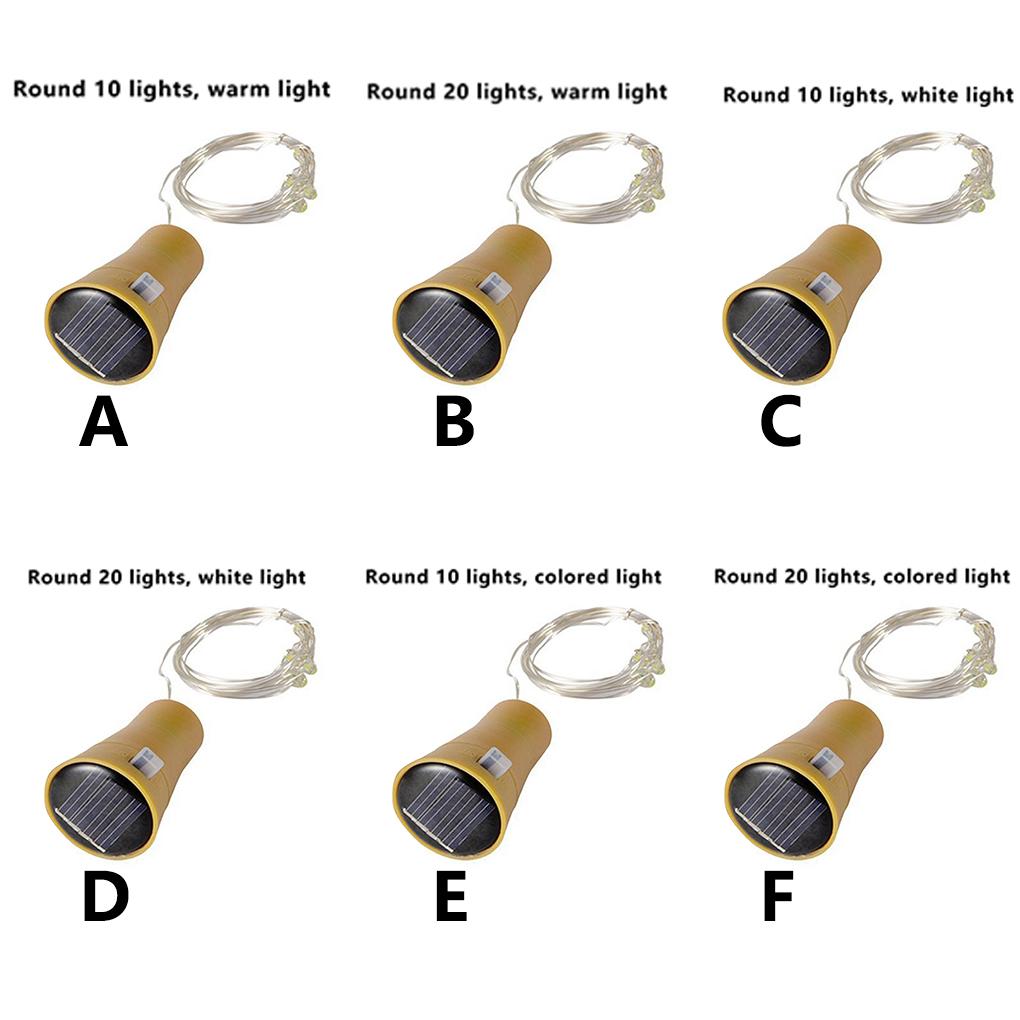 Wine Bottle Light Festival String Lamp Plastic Lamps Lighting Accessory for Holiday Christmas Party Wedding Decor