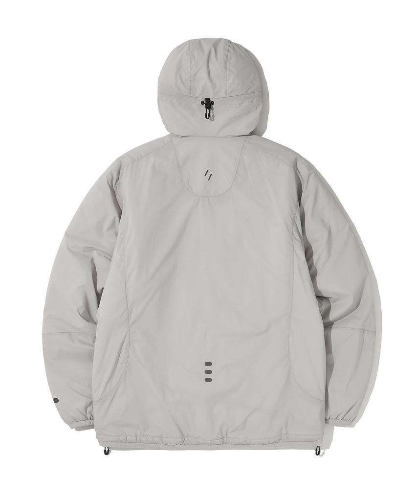 Welter Experiment Reflective Stitch Primaloft Insulation Jacket_Light Gray_Wol086