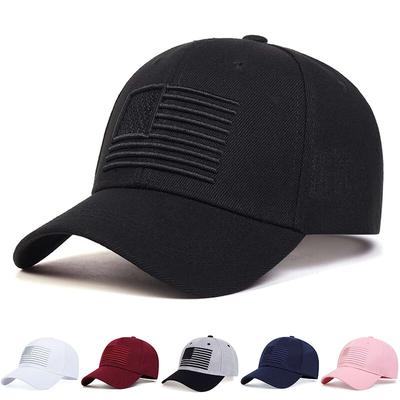 Embroidery Baseball Caps Spring And Summer Outdoor Use Adjustable Casual Hats Sunscreen Hat Fashion American Flag