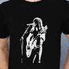 AC DC Malcolm Young Artwork Black Tshirt Short Sleeve Unisex T-Shirt