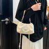 Fashion Casual Handbag Women's New Shoulder Bag Solid Color Versatile Messenger Bag