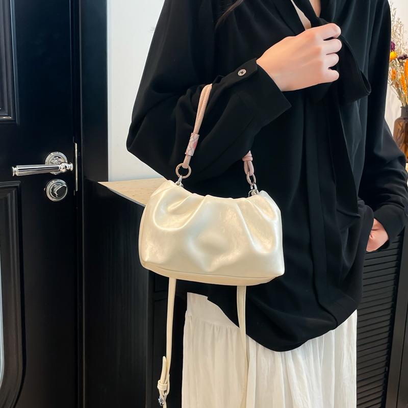 Fashion Casual Handbag Women's New Shoulder Bag Solid Color Versatile Messenger Bag