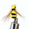 10/15/20/25Pcs Artificial Floating False Bee Lure Bait Fishing For Trout/Bass Flies Fishing Lure Bait