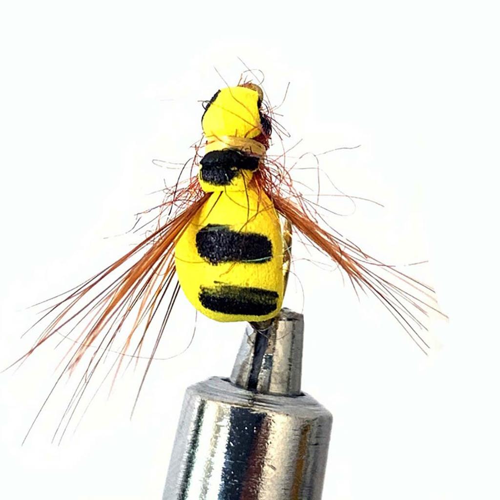 10/15/20/25Pcs Artificial Floating False Bee Lure Bait Fishing For Trout/Bass Flies Fishing Lure Bait