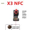 Rear Front Camera For Xiaomi Poco X3 Pro GT NFC Facing Frontal View Selfie Backside Flex Small Back Camera Module Parts