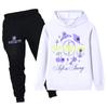 PB1314 Multi-color Kids Girls KATSEYE Print Long Sleeves Hoodie Pants Trousers Sets