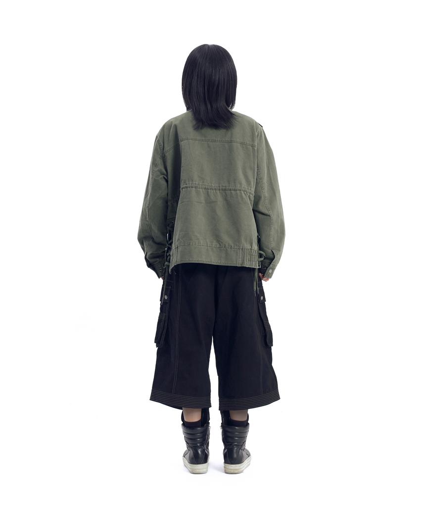Aakam Nova Drawstring Field Jacket (Khaki)