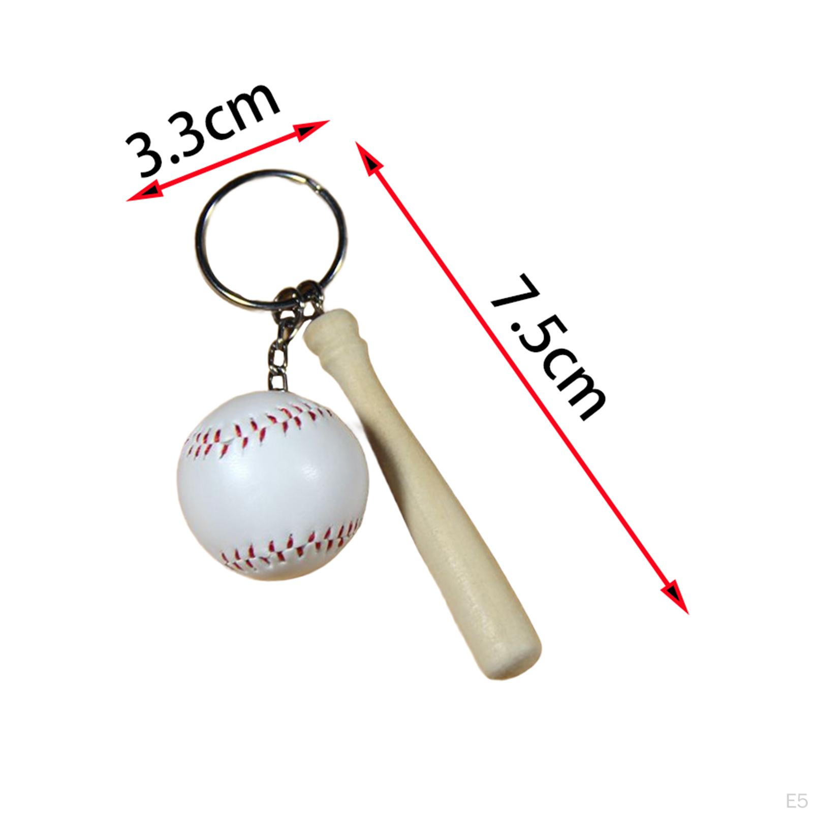 Брелок в форме бейсбольного мяча — фото 7