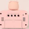 Digital Clock Temperature Display Large Screen Mini Size Electronic Date And Day Alarm 8 Different Rings Piggy Shape Desktop Clock Household Supplies