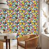 Wallpaper Small Flowers Sea and Yellow for Living Room and Bedroom 50x1000