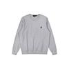 Cross Lav Unisex Embroidered Little Horse Logo Round Neck Pullover Hoodie - Perfect for Spring/Autumn, Loose & Versatile Casual Wear