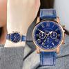New Fashion Women Leather Band  Quartz Analog Wrist Watch