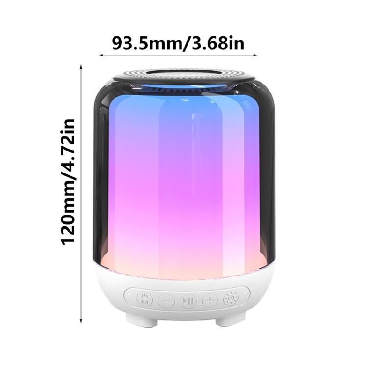 Wireless Bluetooth-compatible Subwoofer Portable Loudspeaker BLE5.3 Version Build-in Night Lamp Sleep Timing