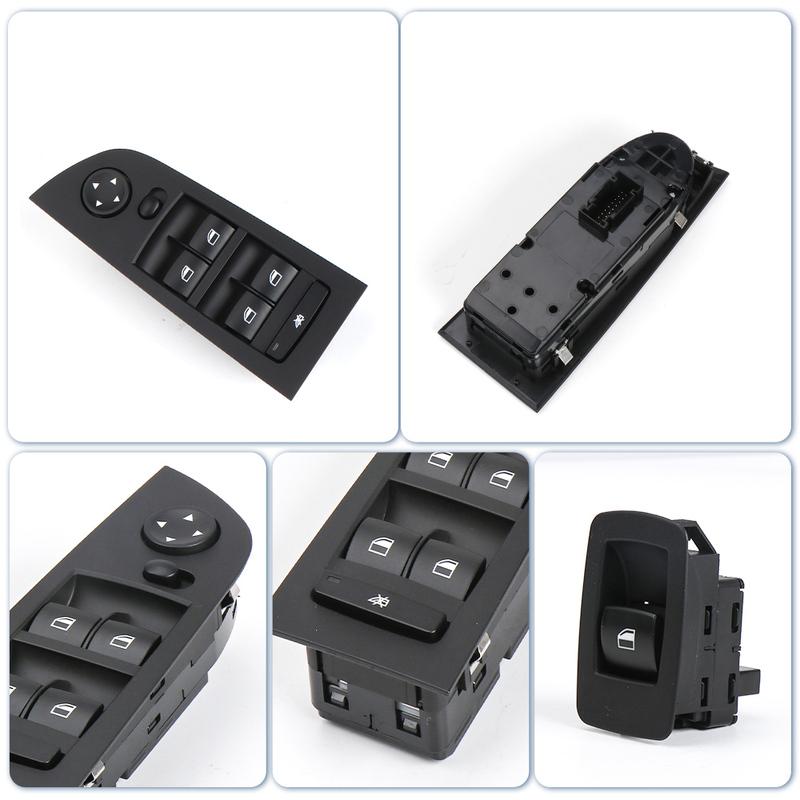 For BMW E90 3 Series Front Electric Driver Passage Side Power Window Control Switch 318i 320i 325i 330i 05-12 Auto Accessories