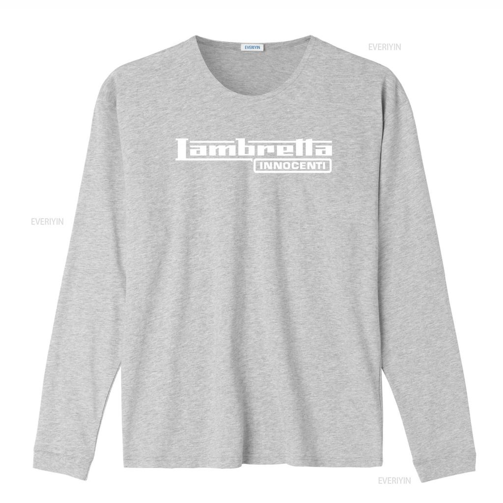 T-shirt Lambretta Innocenti Mod Skinhead Scooteriste Rudie Rudeboy Mode Streetwear Impression vintage Lavé streetwear Décontracté