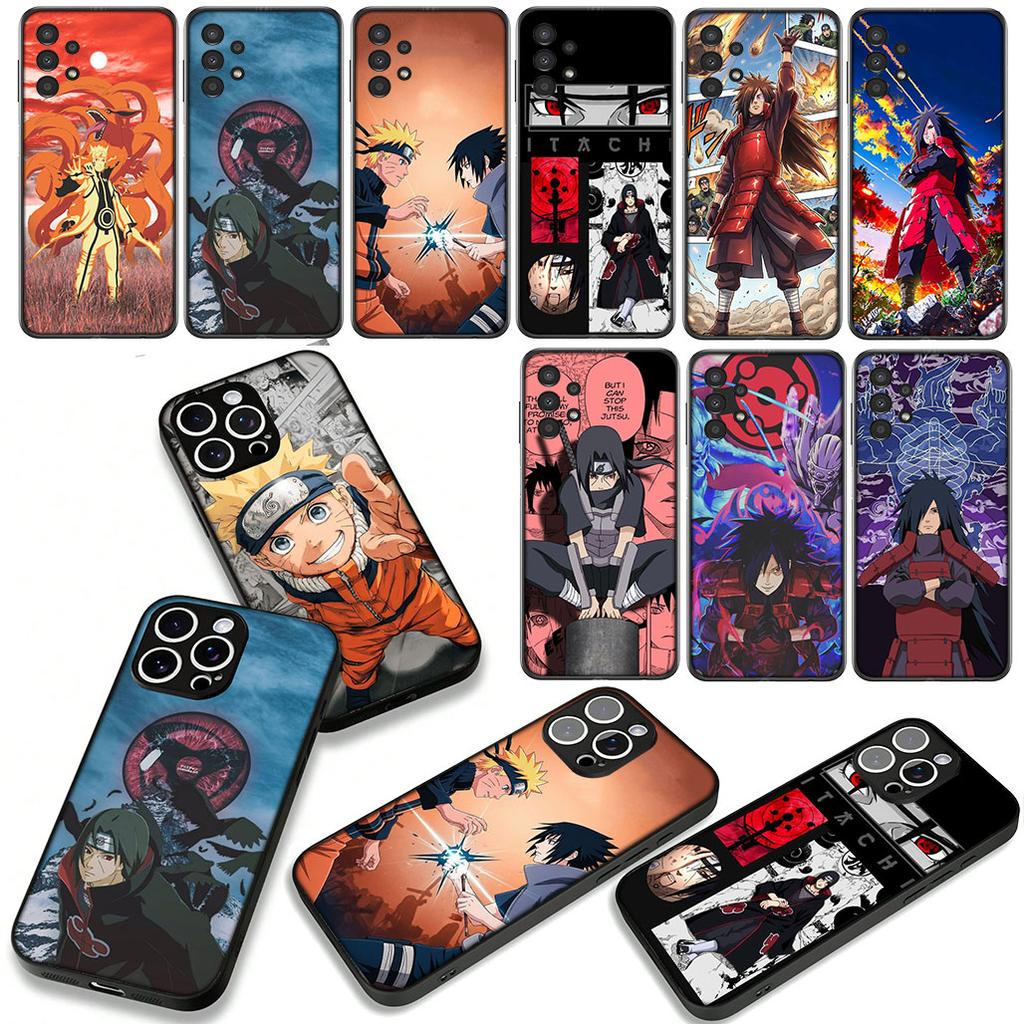 for Motorola Moto G54 G05 G24 G55 G75 G85 G15 G57 G86 Power Edge 50 30 Fusion neo Pro Case Madaras Narutos Itachi Uchiha Sasuke