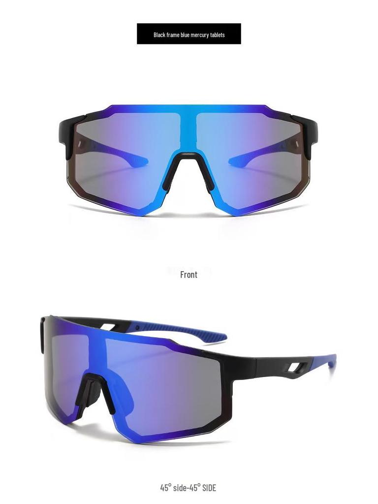 Unisex Large Frame Windproof Cycling & Sports Sunglasses - Ideal for Outdoor Activities, Mountaineering & Skiing
