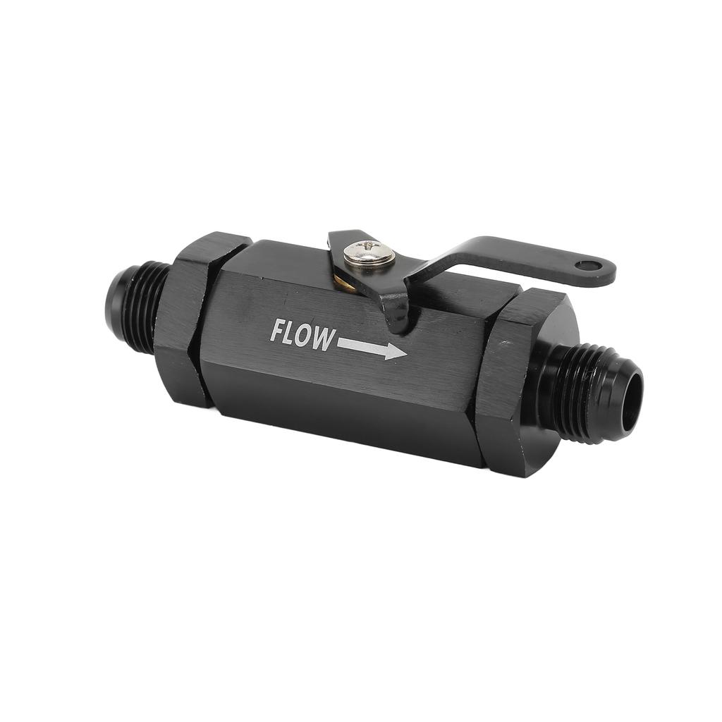 Aluminium Alloy Shut Off Valve Check Valve Fuel Fitting Automobile Repacking for AN8 Fuel Pipe