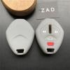 ZAD Silicone Rubber Car Key Cover Case for Mitsubishi Lancer Evolution Remote Key Chain Cover 3+1 4 Buttons Key