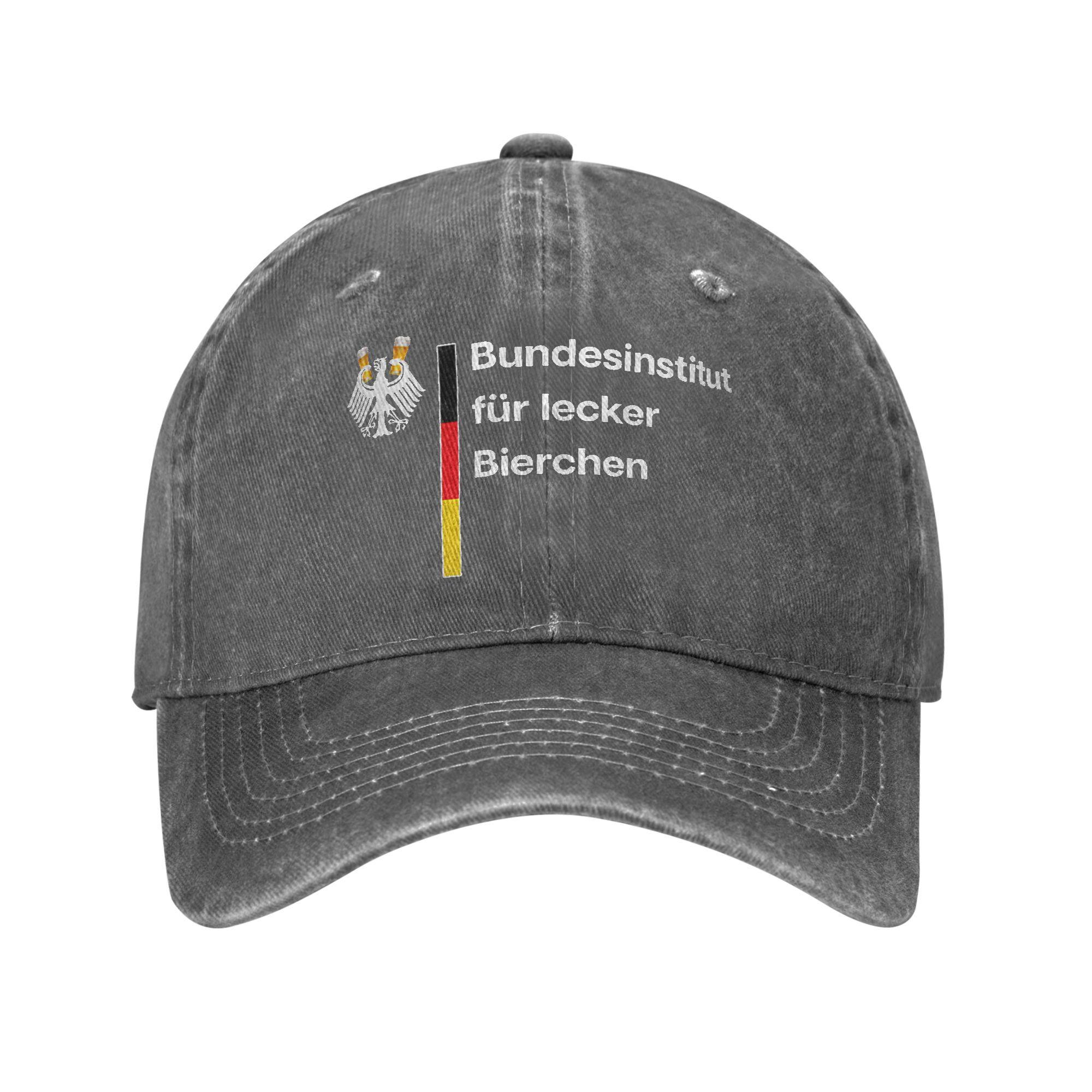 

Vintage GerUnisex-Federal Institute for Delicious Beers Baseball Cap Unisex Distressed Cotton Sun Cap Outdoor Workouts Gift Hat Adjustable