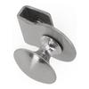 Hassle Installation Stainless Steel Knob Clamp for 5 8mm Glass Door