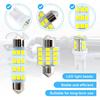 24PCS Car LED Dome Interior Bulb Light Kit, T10 31mm 41mm Bulb Vehicle Light Replacement Kit, Automotive Interior Map License Plate Trunk Light Set,