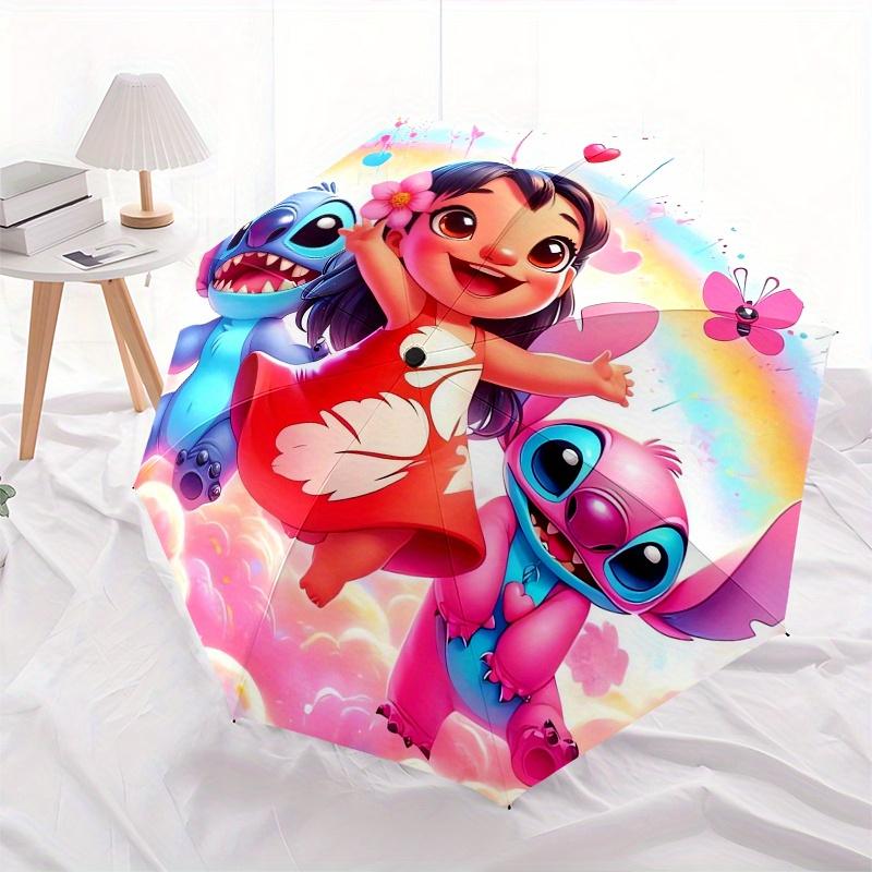 Lilo, Stitch Automatic Opening and Closing Umbrella 8 Ribs Windproof Portable Folding Umbrella, Suitable for Casual and Business Outings,for Gifts