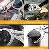 Adjustable Oil Filter Wrench Pliers Tool Universal Fit for Car Motorcycle Engine Maintenance Oil Filter Removal Installation Kit
