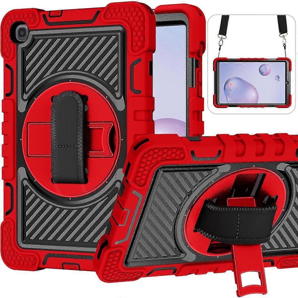 Cover case Color Shock Case For Samsung Tab 8.4 PcsInch With Shoulder Strap, Hand Strap, Adjustable Stand, Shockpro Kid Friendly Cover