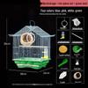 Luxury Home Villa Bird Cage for Small Parrots and Budgies - New Design with Embroidered Eye Pearl and Free Shipping.
