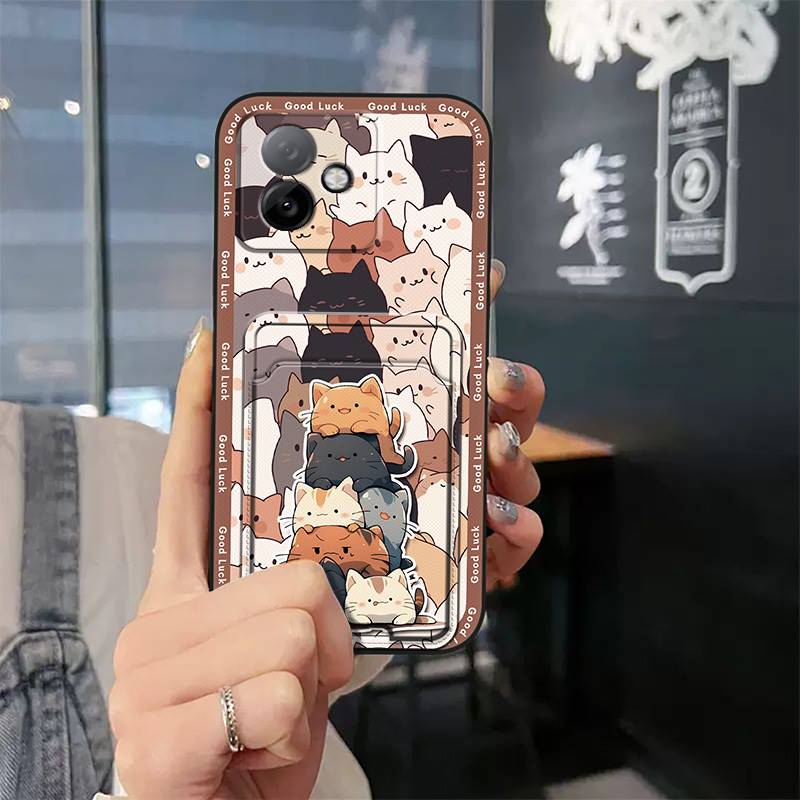 TPU Card sleeve Phone Case For Honor X60GT Graffiti Anti-dust Back Cover Fashion Design Cartoon protective Cute Durable