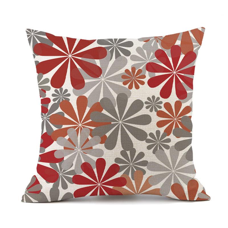 Outdoor Waterproof Cushion Cover 45X45 Floral Pillowcover Decorative Sofa Cushions Throw Pillows Pillowcase