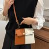 2025 neue Color-Block Umhängetasche Pendler Handtasche Premium Metallschloss Crossbody
