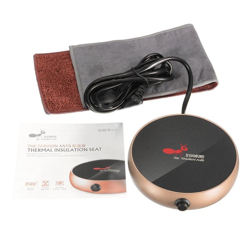 5 Colors Electric Heating Coasters Water Heater Portable Desktop Coffee Milk Tea Warmer Heater Cup Mug Warming Trays 220V-250V