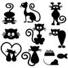 Kitty Cats Suit Knife Mold DIY Printing Steel Mould for Craft Card Making