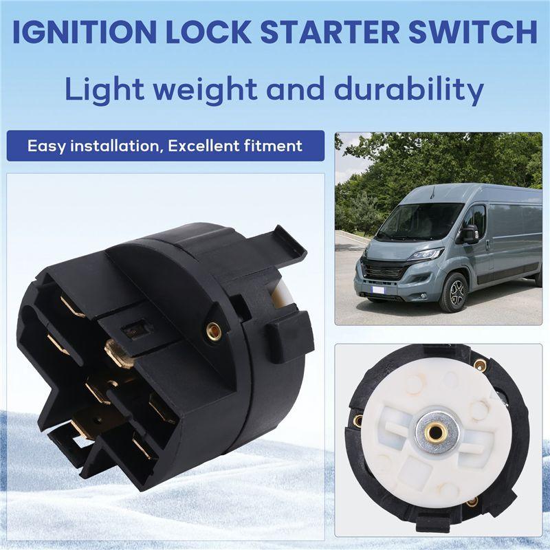 A21K-Ignition System Ignition Lock Starter Switch Ignition Plugs For Fiat Ducato Relay 1329316080 46543405 51760520 51831898