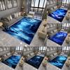 Dreamy Moon Print Large Area Rug Non-Slip Wear-resistant Carpet for Living Room Bedroom Soft Floor Mat Home Decor Fashionable