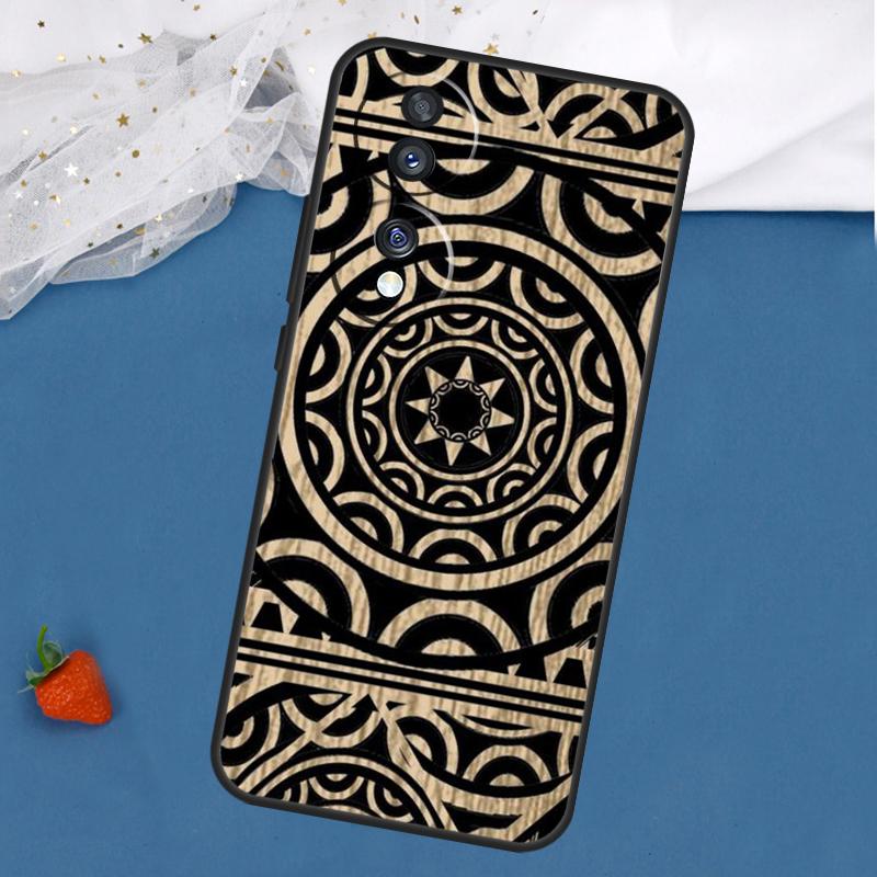 Maori Samoan Polynesian Tribal Case For Honor Magic 8 5 6 7 Pro 200 400 50 70 90 Lite Win RT X8c X8b X9a X9b X9c X9d Cover