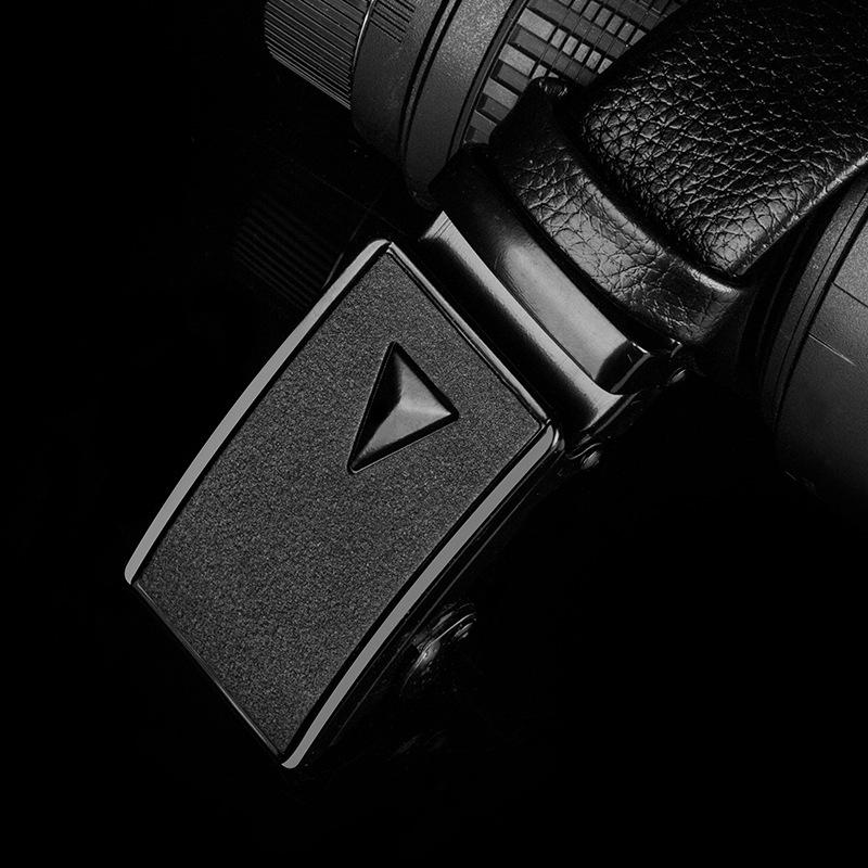 

Мужской ремень Tide Automatic Buckle Head, персонализированный ремень для бизнеса и отдыха 125cm чёрный