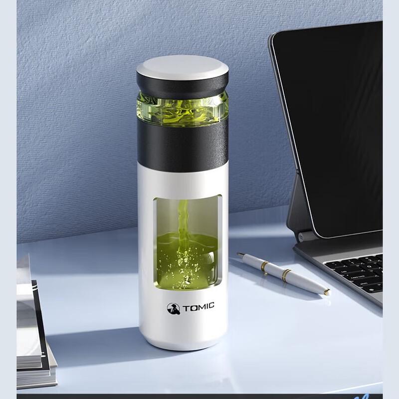 TOMIC Tea Infuser Titanium Vacuum Bottle