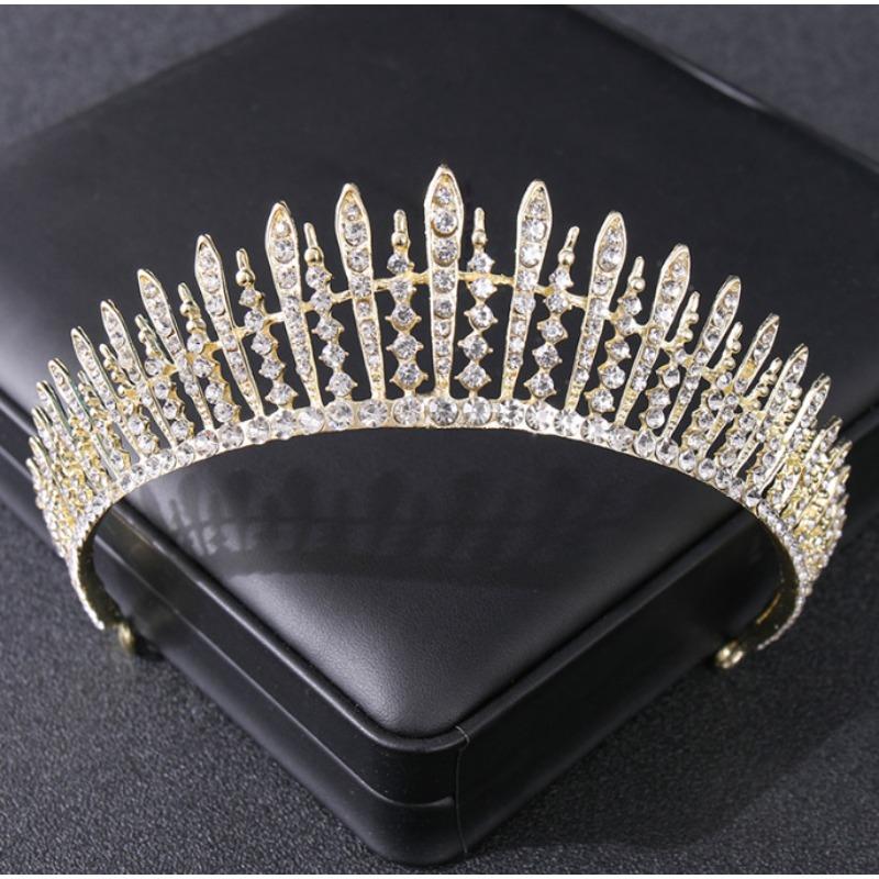 European and American Crystal Crown Headbands  Bridal Wedding Tiaras  Performance Tiaras