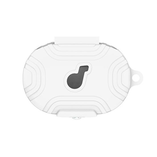 Protective Case Shockproof Silicone Cover with Hook Waterproof Dirt-resistant Convenient Storage Wireless Headset Case for Anker Soundcore Space A40